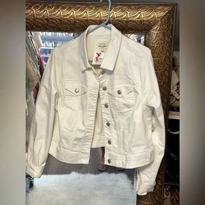 White denim jacket